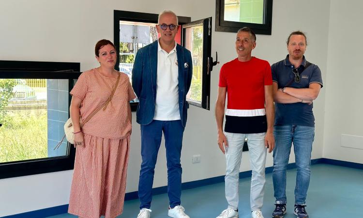 Civitanova, nuova mensa scolastica 'Lo Scoiattolo': "Lavori quasi conclusi, l'apertura a settembre"