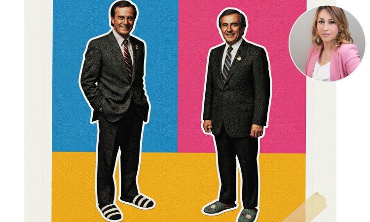 Quando la politica si presenta in ciabatte