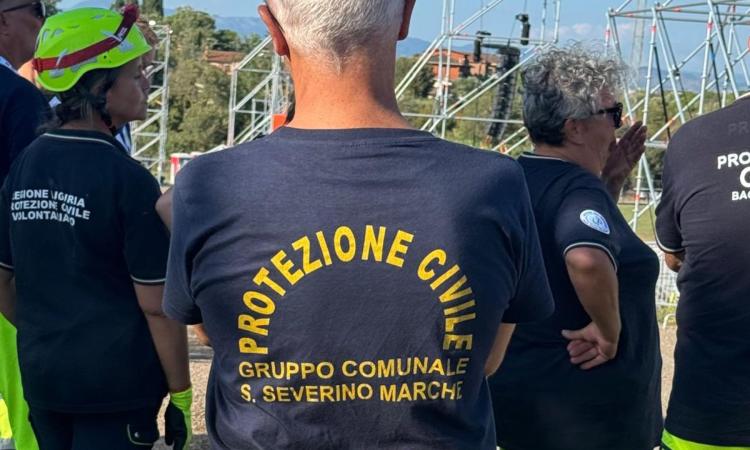 Volontari di Protezione Civile di San Severino Marche in prima linea al Giubileo dei Giovani a Roma