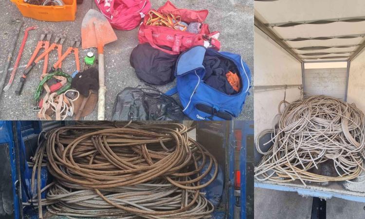 Colpo grosso sventato nel maceratese: 9 arresti per furto di rame in un impianto fotovoltaico