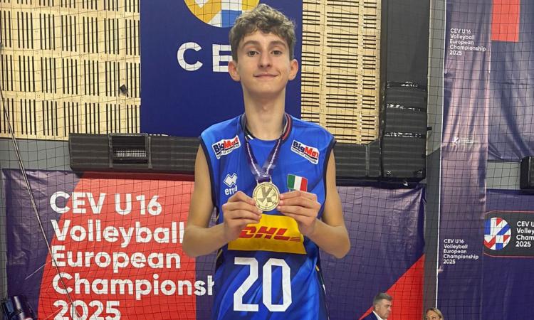 L'oro d'Europa ha il volto di Matteo Talevi: il giovane talento della Lube trionfa con l’Italia U16 L'oro d'Europa ha il volto di Matteo Talevi: il giovane talento della Lube trionfa con l’Italia U16
