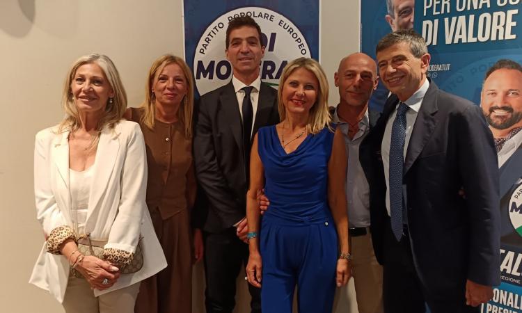 Presentati i candidati di "Noi Moderati" alle Regionali: "Serietà, responsabilità e ascolto"