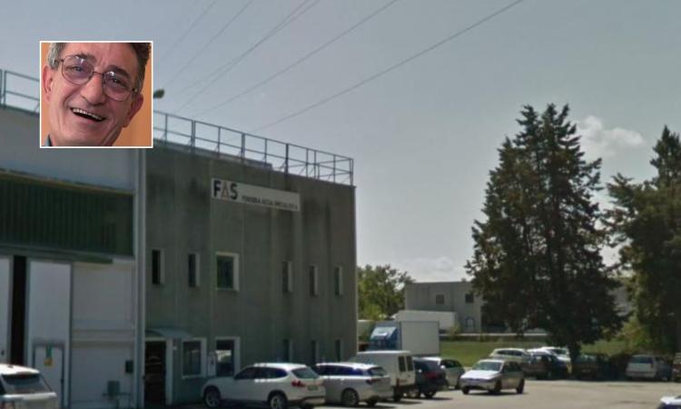 Urbisaglia, tragedia in una fonderia: uomo di 60 anni muore mentre è al lavoro