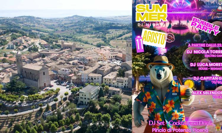 Potenza Picena, il Pincio si trasforma in una discoteca con il Summer Dj Night-Bubble Party Potenza Picena, il Pincio si trasforma in una discoteca con il Summer Dj Night-Bubble Party