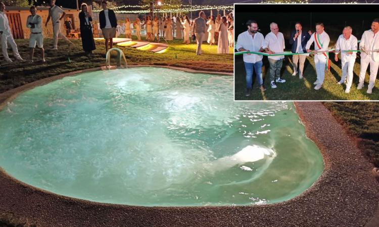 Pieve Torina investe nel benessere: inaugurato il nuovo percorso kneipp e vasche idroterapiche