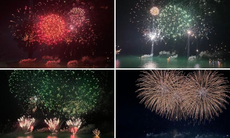 Porto Recanati, un Ferragosto da fuochi d'artificio: in migliaia sul lungomare