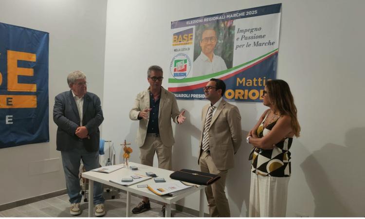 Orioli apre la sede elettorale a Macerata: "Con Forza Italia per rilanciare il popolarismo"