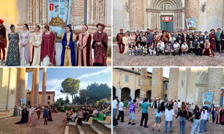 Verso le Nozze Sforzesche: studenti giapponesi a Camerino tra storia e danze Verso le Nozze Sforzesche: studenti giapponesi a Camerino tra storia e danze