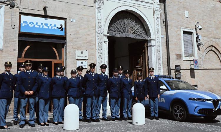 Macerata, nuovi rinforzi in Questura: quattordici agenti pronti a presidiare il territorio