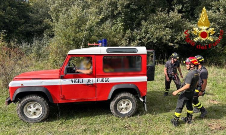 Fiuminata, ciclista precipita per 40 metri in un dirupo durante un'escursione sul Monte Cafaggio