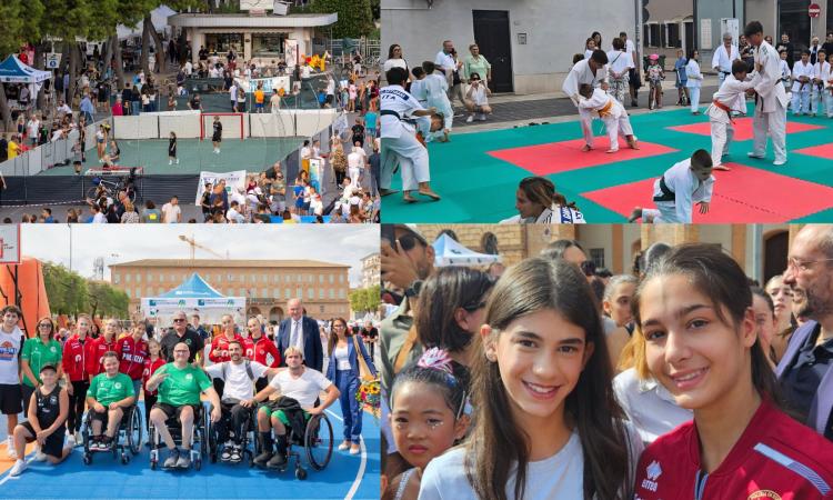 Civitanova, una domenica a tutto sport: in migliaia affollano il centro, Sofia Raffaeli super ospite Civitanova, una domenica a tutto sport: in migliaia affollano il centro, Sofia Raffaeli super ospite