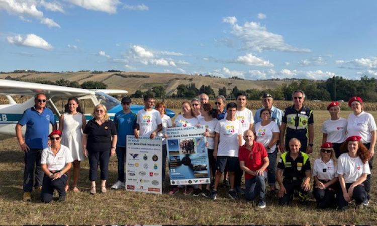 Un volo speciale per i ragazzi del Rotary Center di Tolentino Un volo speciale per i ragazzi del Rotary Center di Tolentino