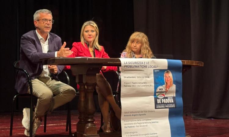 Petriolo, candidati a confronto sulla sicurezza. De Padova: "Serve prevenire non solo reprimere”