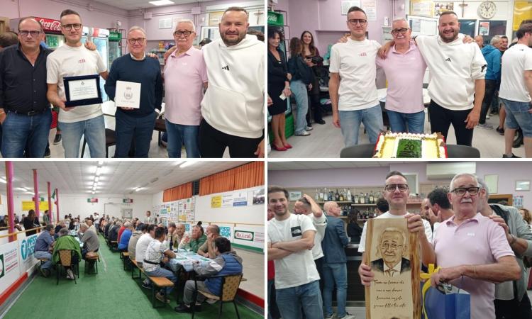 Venti anni di "Bar Ciriaco Nicola": festa grande a Passo di Treia
