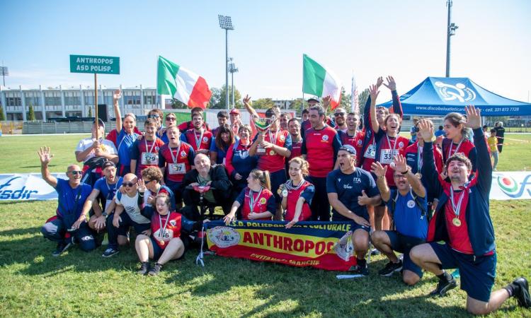Anthropos stellare a Rovigo, in bacheca la nona Coppa Italia FISDIR di Atletica Promozione Anthropos stellare a Rovigo, in bacheca la nona Coppa Italia FISDIR di Atletica Promozione