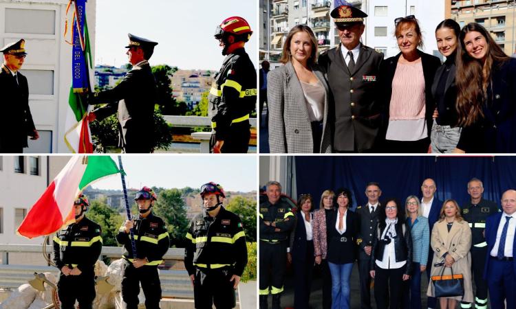 Ancona, l'ex comandante di Macerata Patrizietti saluta i Vigili del Fuoco dopo 35 anni di servizio (FOTO e VIDEO)