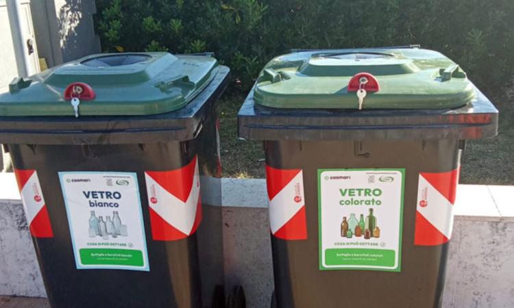 Vetro bianco separato nel centro storico: Civitanova e Cosmari puntano sul riciclo avanzato