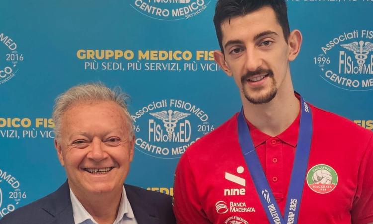 Un vice campione del mondo in visita alla Fisiomed