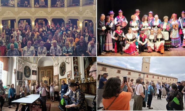 "Girovagando a Montecò", turisti americani alla scoperta del borgo "Girovagando a Montecò", turisti americani alla scoperta del borgo