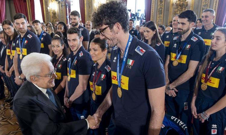 "Siete stati formidabili": l'applauso di Mattarella ai campioni del mondo della Lube