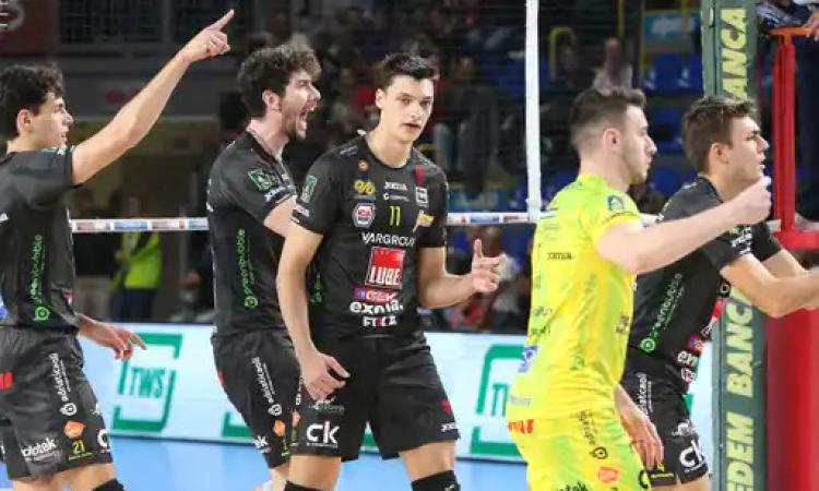La Lube parte col piede giusto: Grottazzolina battuta nel derby, Nikolov straripante