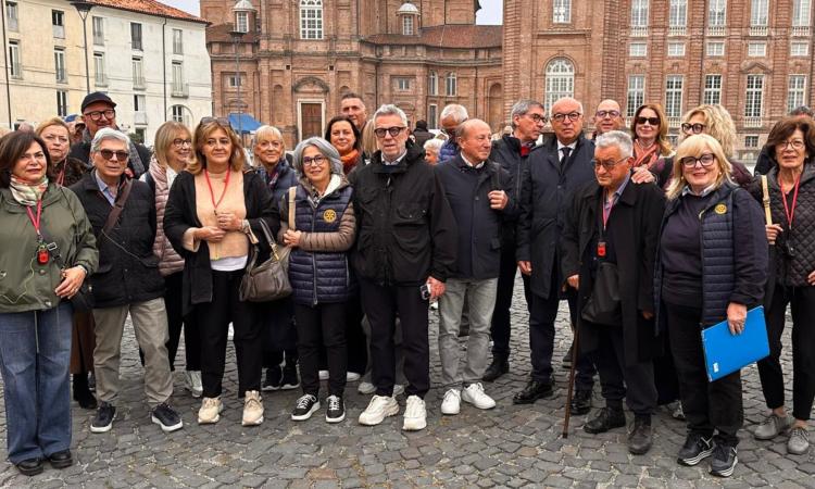 Rotary Tolentino, una gita a Torino tra cultura e amicizia