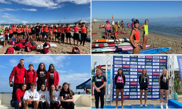 Centro Nuoto Macerata protagonista ai Campionati Italiani Surflifesaving: due medaglie e piazzamenti