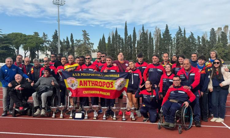 Anthropos Civitanova domina al “Picchi” con cinque titoli e due record nella Finale Nazionale Fispes Anthropos Civitanova domina al “Picchi” con cinque titoli e due record nella Finale Nazionale Fispes