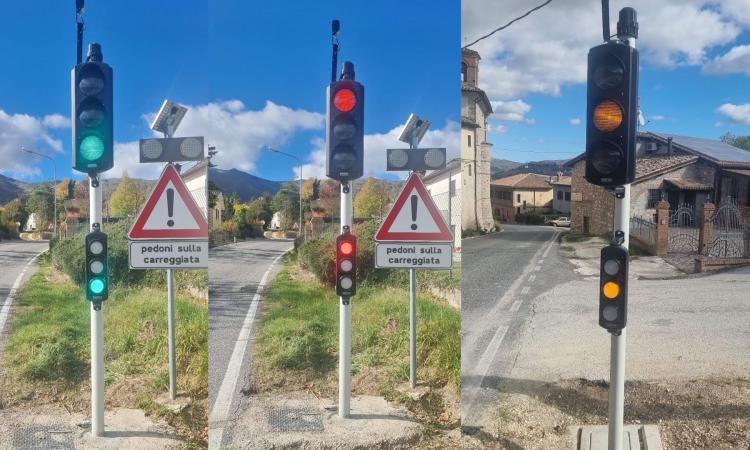 Camerino, nuovo semaforo a Morro: "Più sicurezza e traffico regolato lungo la Provinciale 17"