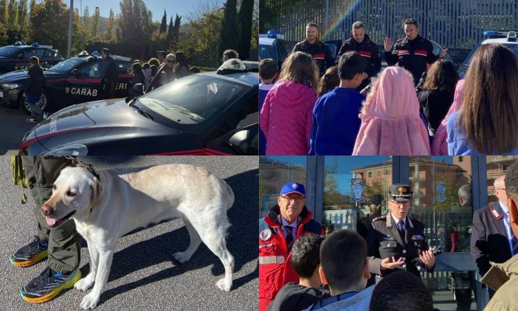 Tolentino, dalla scena del crimine ai cani di soccorso: gli studenti diventano carabinieri per un giorno Tolentino, dalla scena del crimine ai cani di soccorso: gli studenti diventano carabinieri per un giorno