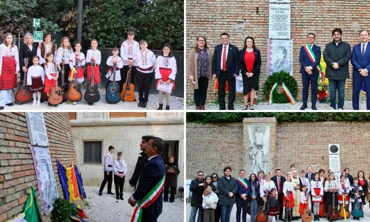 Recanati celebra Mihai Eminescu, il "Leopardi della Romania": un ponte tra due culture Recanati celebra Mihai Eminescu, il "Leopardi della Romania": un ponte tra due culture