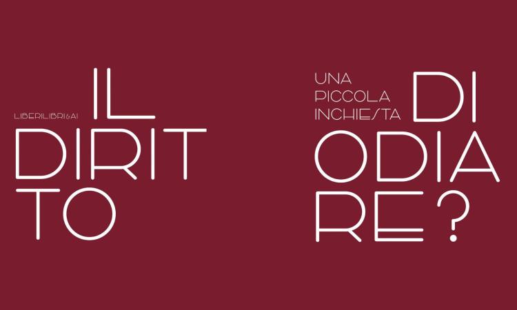 l diritto di odiare? Una piccola inchiesta: nasce il primo libro scritto in collaborazione con l’intelligenza artificiale l diritto di odiare? Una piccola inchiesta: nasce il primo libro scritto in collaborazione con l’intelligenza artificiale