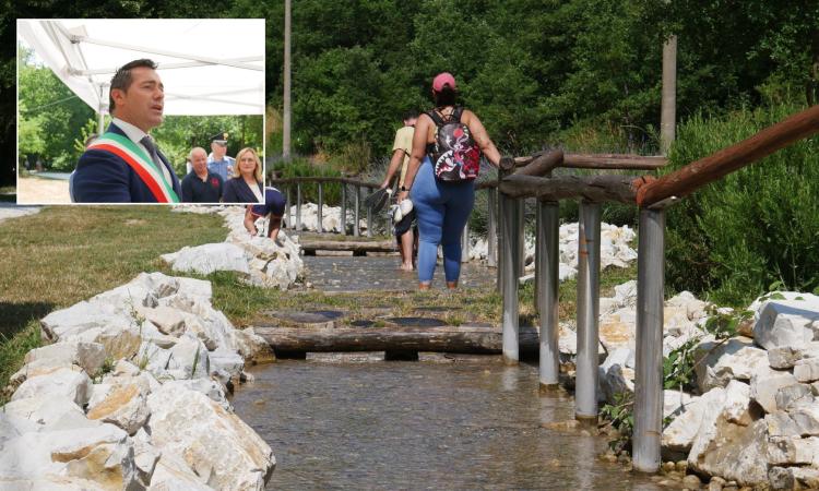Pieve Torina, il percorso Kneipp si illumina di notte: nuova luce sul Sentiero delle Acque