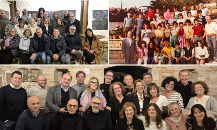 Ritorno al futuro: gli ex alunni della 3ª media 'Enrico Fermi' di Macerata si rivedono dopo 42 anni Ritorno al futuro: gli ex alunni della 3ª media 'Enrico Fermi' di Macerata si rivedono dopo 42 anni