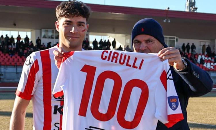 Cirulli fa 100 in biancorosso e festeggia con il gol: "Da maceratese una grande emozione"