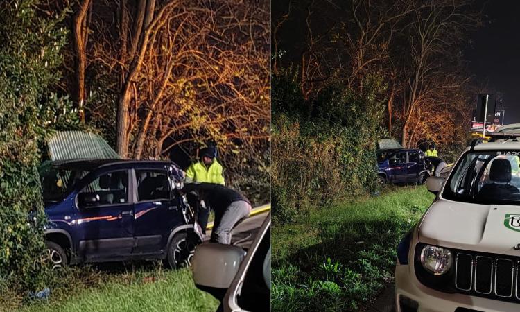 Civitanova, carambola sulla Statale 16 davanti al cimitero: quattro auto coinvolte e un ferito