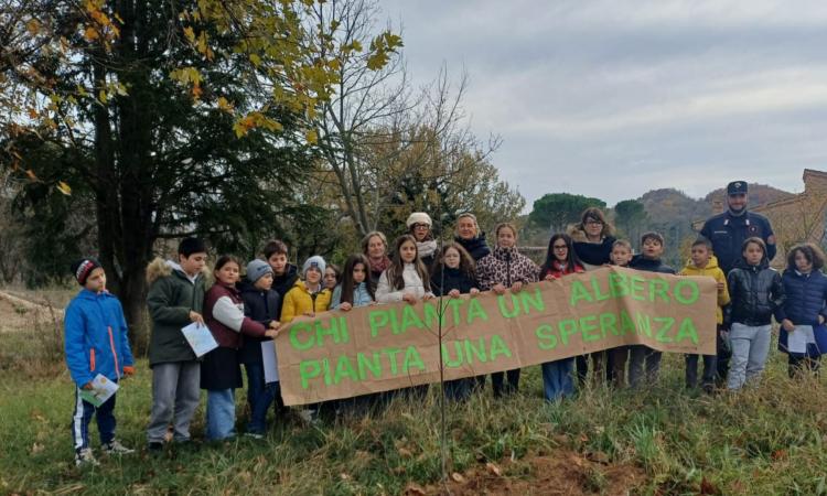 Alberi per i nuovi nati: grande partecipazione alla Festa dell'Albero di Sarnano Alberi per i nuovi nati: grande partecipazione alla Festa dell'Albero di Sarnano