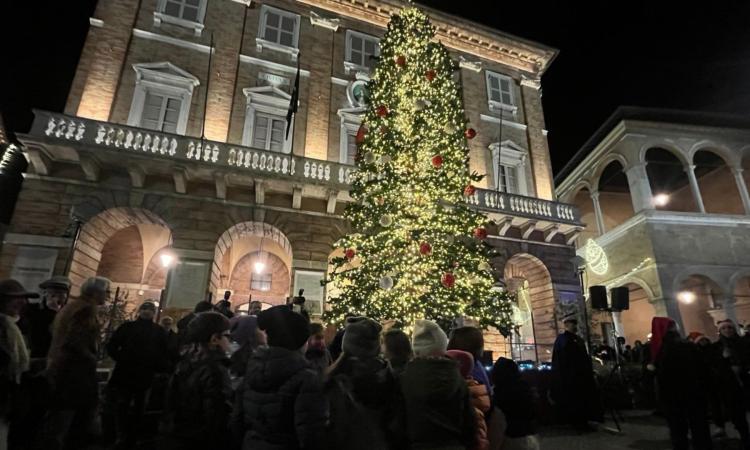 1,2… 46 via: dopo il countdown… al contrario, l’albero illumina piazza della Libertà (VIDEO)