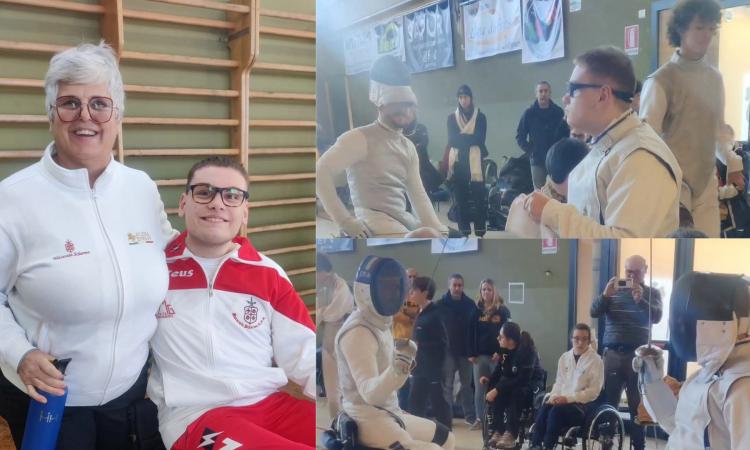 Macerata Scherma, Alex Chiacchera esordisce nella gara nazionale paralimpica di Bologna