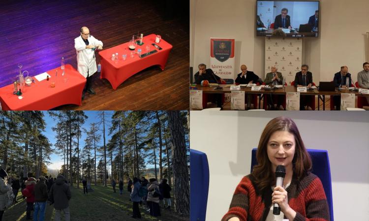Unicam porta la scienza fuori dalle aule: grande successo per 'Scienza in Festa' tra convegni, libri, passeggiate e spettacoli Unicam porta la scienza fuori dalle aule: grande successo per 'Scienza in Festa' tra convegni, libri, passeggiate e spettacoli