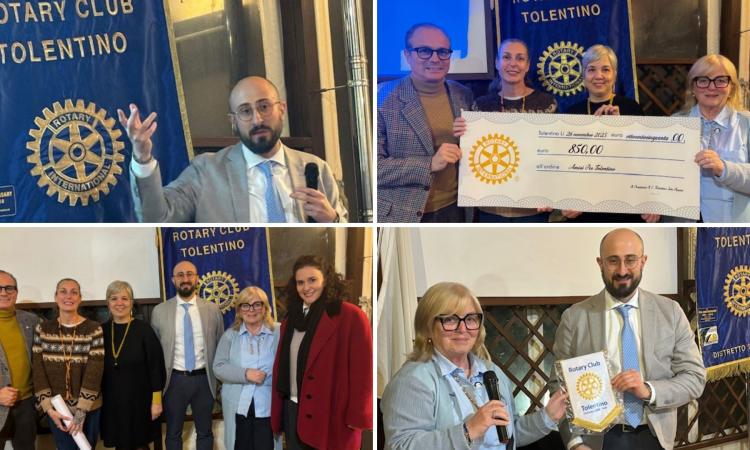 Sostenibilità e solidarietà al centro della serata del Rotary Club Tolentino Sostenibilità e solidarietà al centro della serata del Rotary Club Tolentino