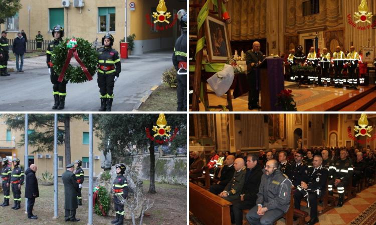Santa Barbara, i vigili del fuoco di Macerata celebrano la patrona del Corpo Santa Barbara, i vigili del fuoco di Macerata celebrano la patrona del Corpo