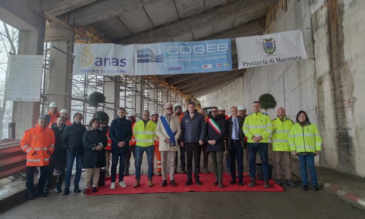 Riaperta la Sp 120 tra Sarnano e Bolognola. Parcaroli: "Orgogliosi di aver rispettato i tempi"