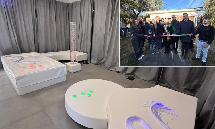 San Severino, inaugurato lo spazio snoezelen: uno dei primi della Regione per le persone con fragilità
