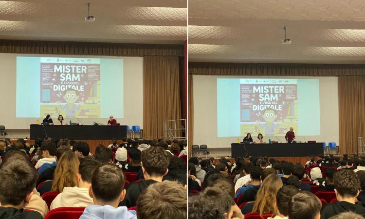 Macerata, all'Ite "Gentili" il progetto "Mister Sam" porta in classe educazione digitale e cultura del rispetto Macerata, all'Ite "Gentili" il progetto "Mister Sam" porta in classe educazione digitale e cultura del rispetto