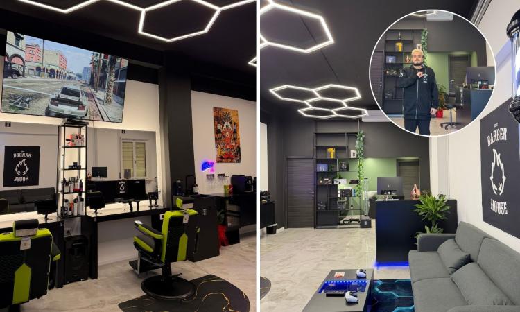 Apre a Macerata "The Barber House": la barberia futuristica di Riccardo Menichelli