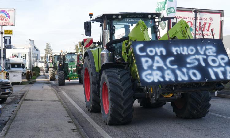 Macerata, trattori in strada a Piediripa: protesta contro la nuova Pac (FOTO e VIDEO) Macerata, trattori in strada a Piediripa: protesta contro la nuova Pac (FOTO e VIDEO)
