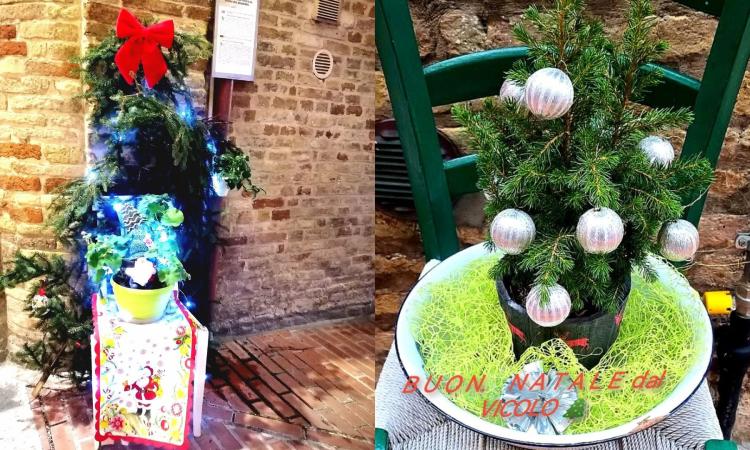Natale al Vicolo dei Sediari, la magia delle feste illumina Civitanova Marche Alta