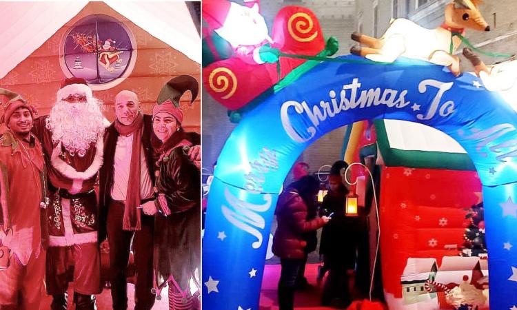 La magia del Natale arriva in Piazza della Libertà: Babbo Natale e la sua casetta conquistano Macerata La magia del Natale arriva in Piazza della Libertà: Babbo Natale e la sua casetta conquistano Macerata