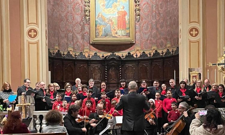 Montecosaro, grande partecipazione al tradizionale Concerto di Natale in Collegiata